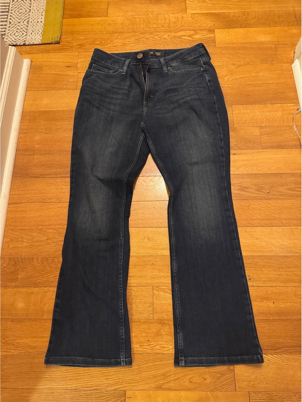 Lee mid rise boot cut Dark wash jeans